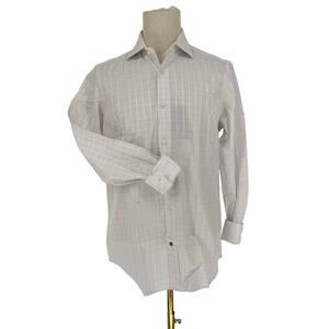 Robert Graham Button Front Shirt Long Sleeve Woven ELDON Patriotic M 15.5